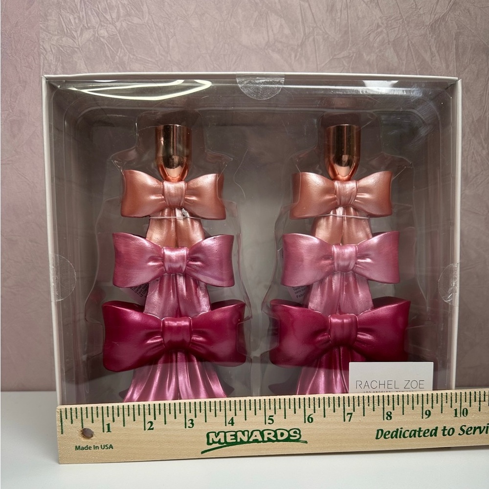 Rachel Zoe Tiered Bow Candle Holders - Picture 11 of 11